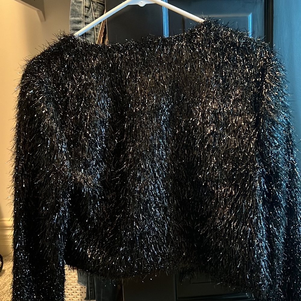 NWT BCBGeneration Sparkly Cropped Dressy Jacket - Picture 8 of 8